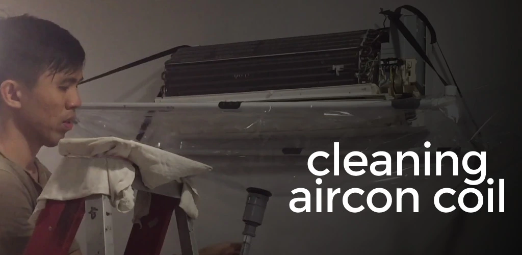 cleaning aircon coil