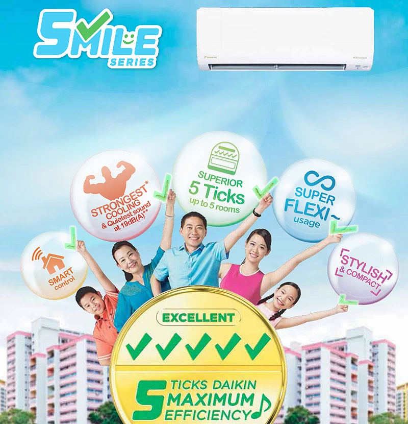 Advantages of daikin smile series