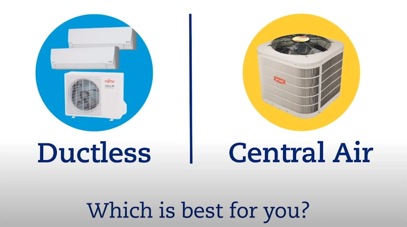 Centralized aircon vs ductless mini-split aircon