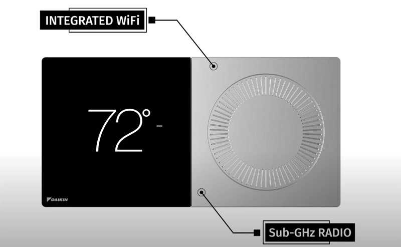 how does daikin one+ thermostat work