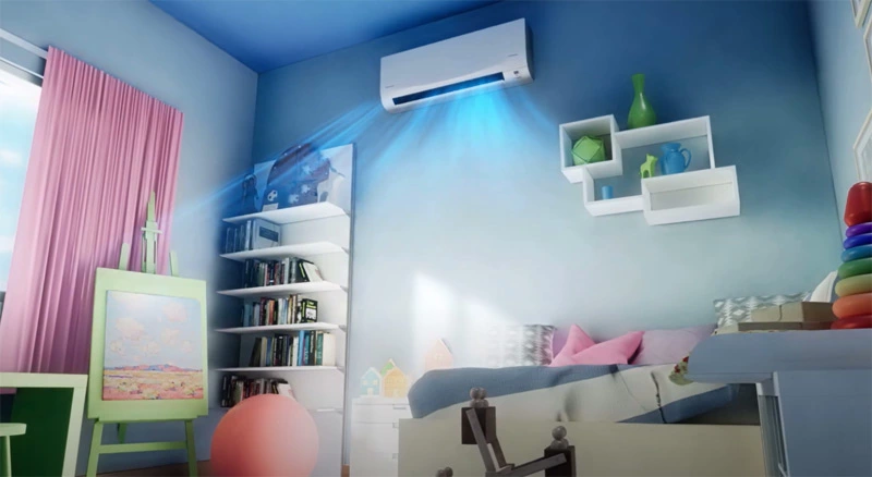 Best position for air conditioner in bedroom