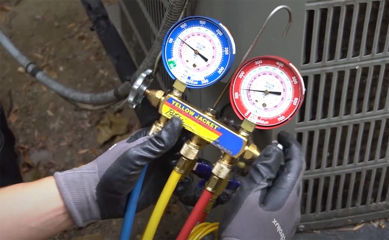 How to drain freon from an air conditioner