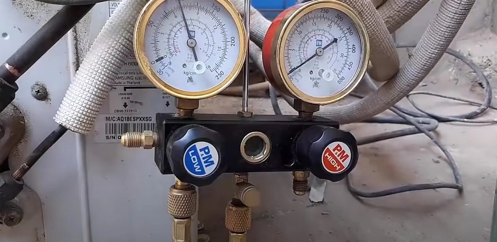 How to check freon level
