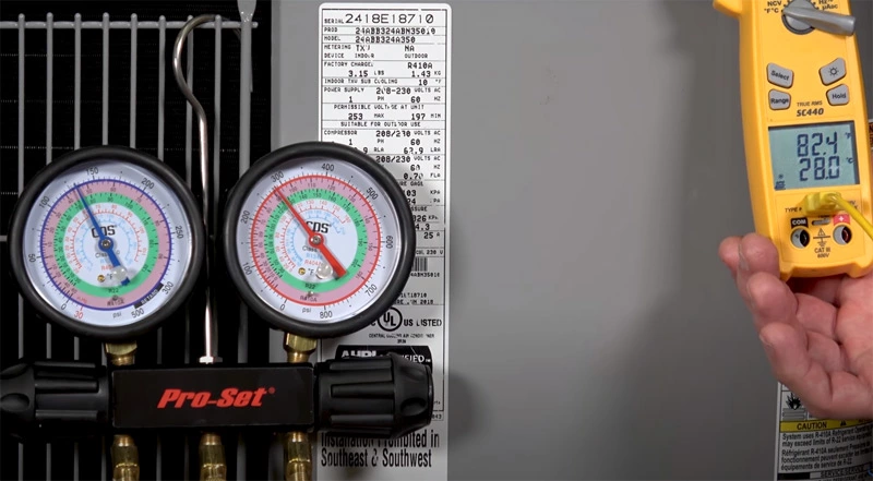 how to recharge r410a refrigerant