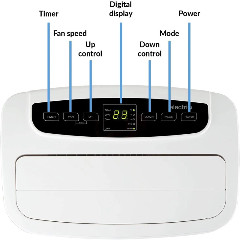 How to operate the electriq portable air conditioner