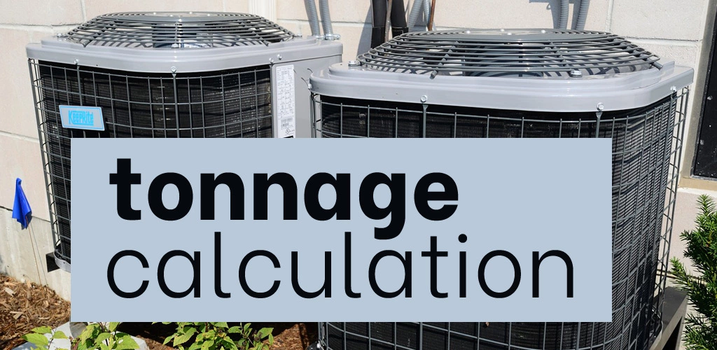 Why is the capacity of air conditioning units stated in tons
