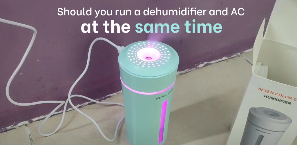 Should you run a dehumidifier and air conditioner at the same time