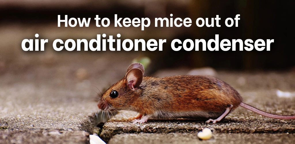 How to keep mice out of air conditioner condenser