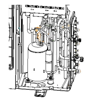 How to disassembly and assembly Carrier air conditioner compressor step 4